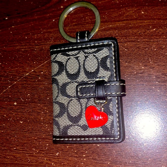 Coach Accessories Coach Picture Frame Bag Charm In Signature Canvas